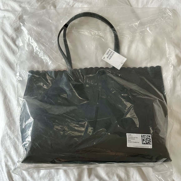 NWT H&M Elegant Black Tote Bag - Picture 8 of 10